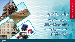 عرضه و واگذاری چند واحد صنعتی و ملکی در مزایده عمومی سازمان خصوصی‌سازی