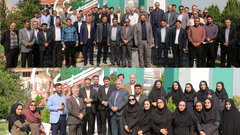 مدیرکل و کارکنان اقتصاد و دارایی گلستان با شهید خوش ‌نام تجدید بیعت کردند