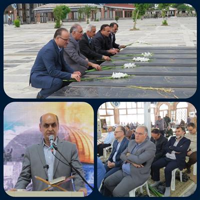 مراسم سوم خرداد و گرامیداشت سالروز شهدای خدمت