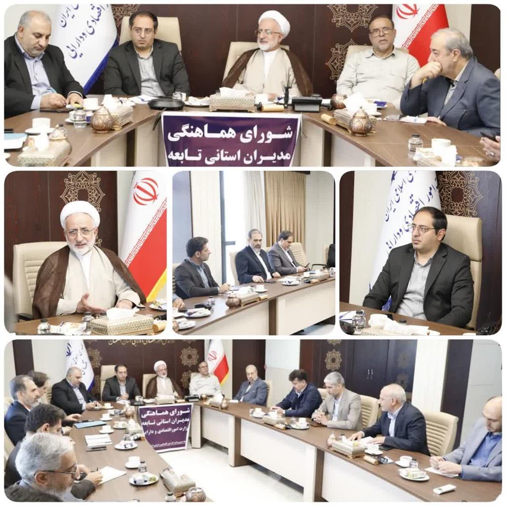 نشست شورای هماهنگی مدیران استانی تابعه وزارت امور اقتصادی و دارایی در خصوص پایش عملكرد و بررسی مسائل ایثارگران در این حوزه برگزار شد