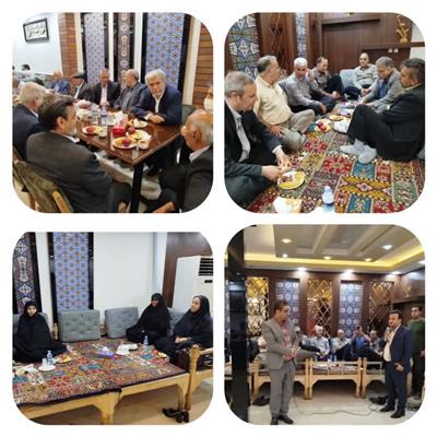 آئین تكریم بازنشستگان و پیشكسوتان اداره كل برگزار شد